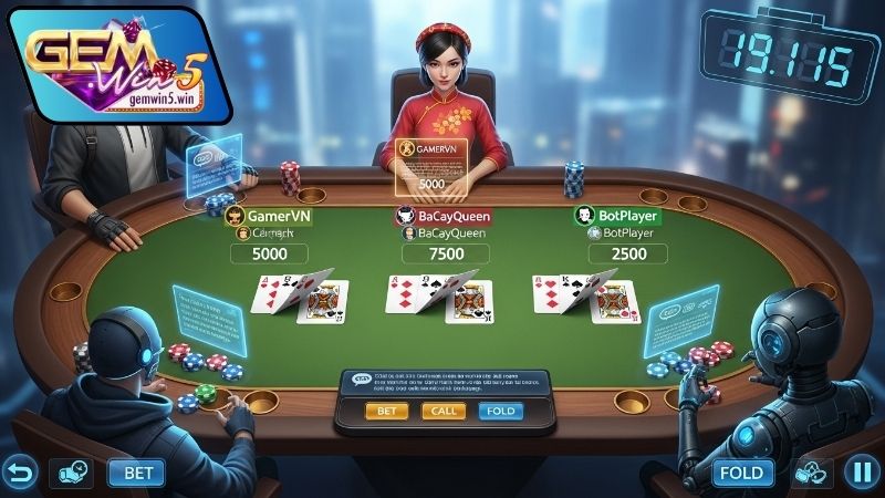 Chiến thuật và mẹo chơi game bài Ba Cây online Gemwin