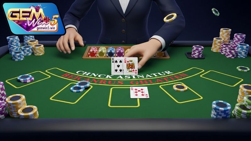 Cách chơi game bài Blackjack trực tuyến Gemwin